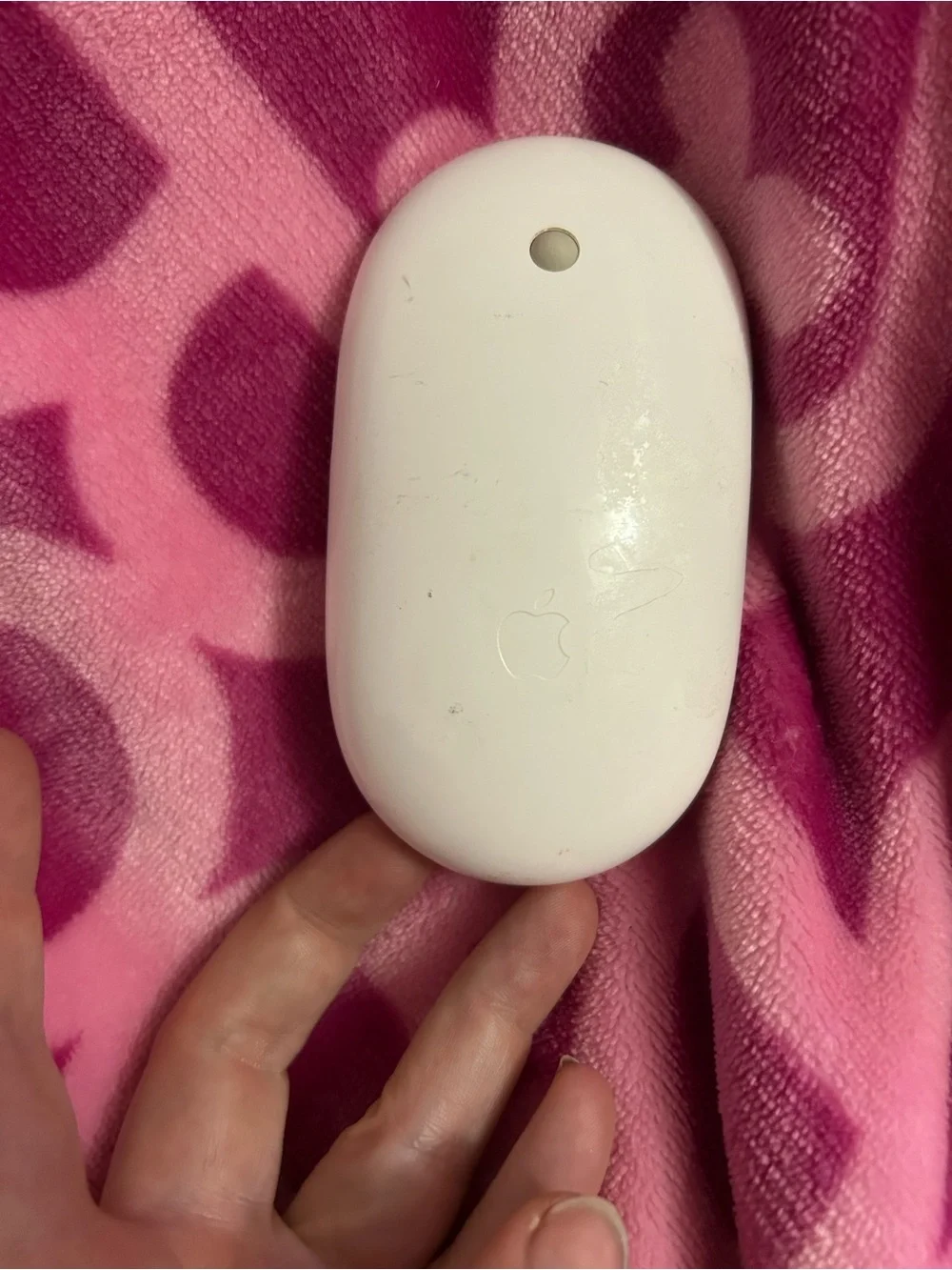 Apple White Magic Mouse (Bottom View)